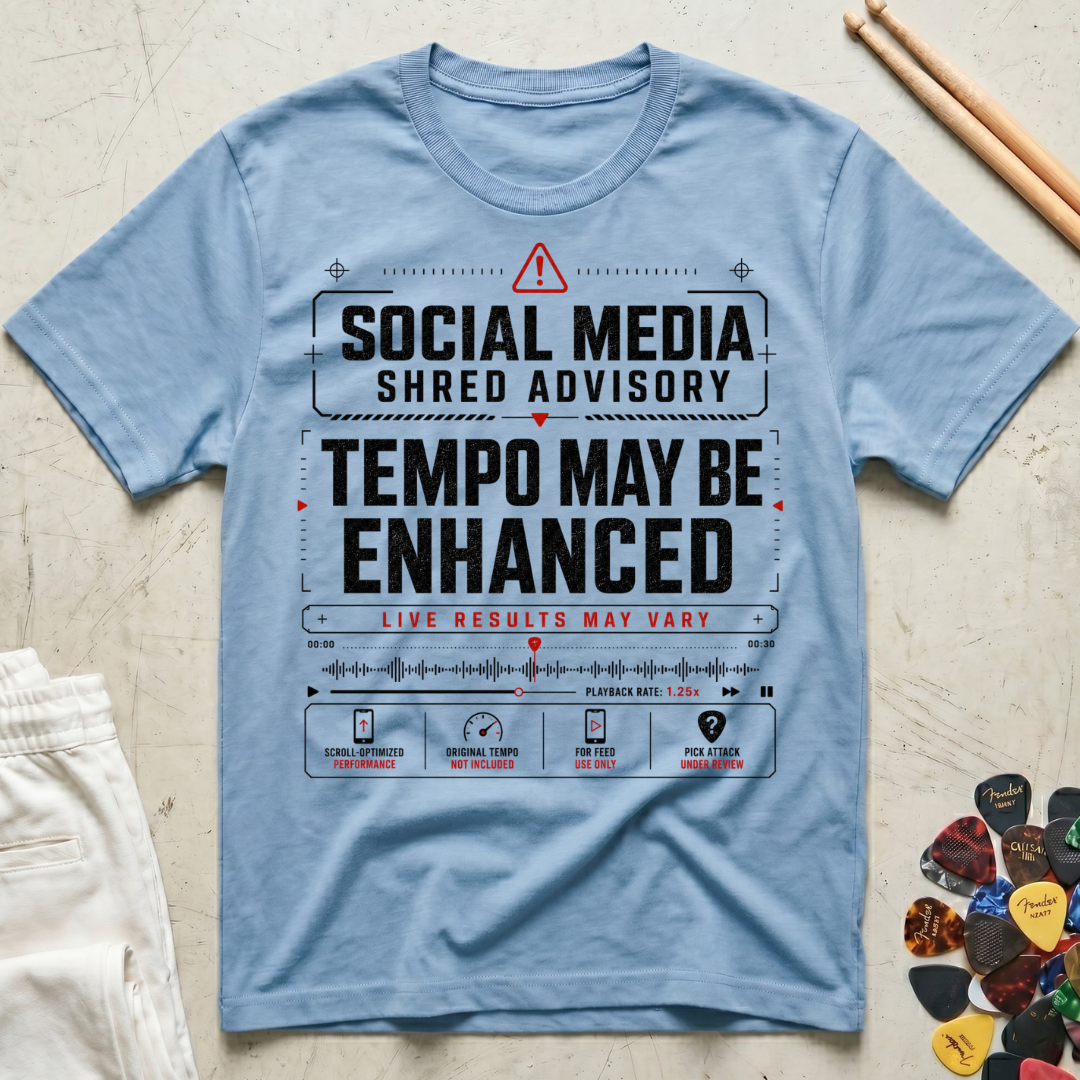 Social Media Shred Advisory T-Shirt