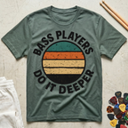 Bass Players Do It Deeper Vintage T-Shirt