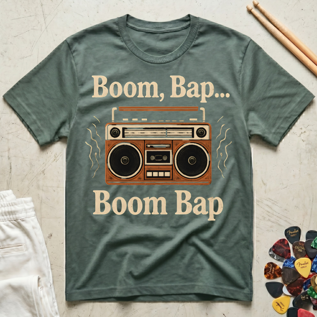 Boom Bap...Vintage Boom Box T-Shirt