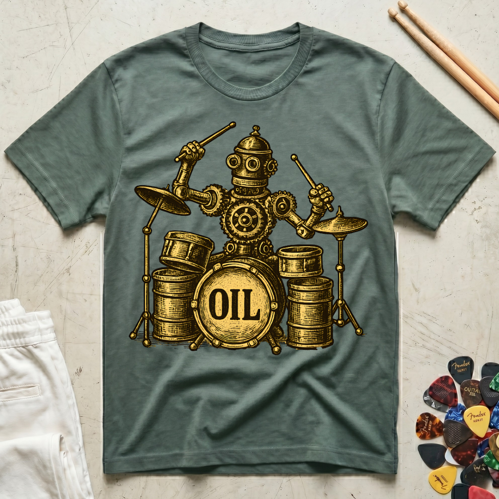 Drum Machine Steampunk T-Shirt
