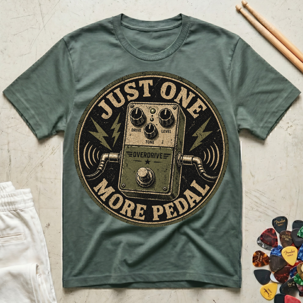 Just One More Pedal Green T-Shirt