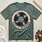 Keep It Spinning-Vinyl T-Shirt