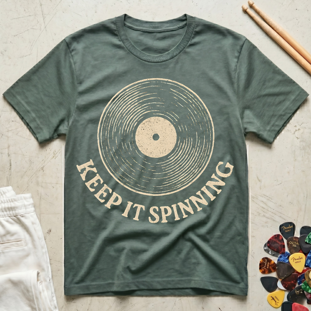 Keep It Spinning Vintage T-Shirt