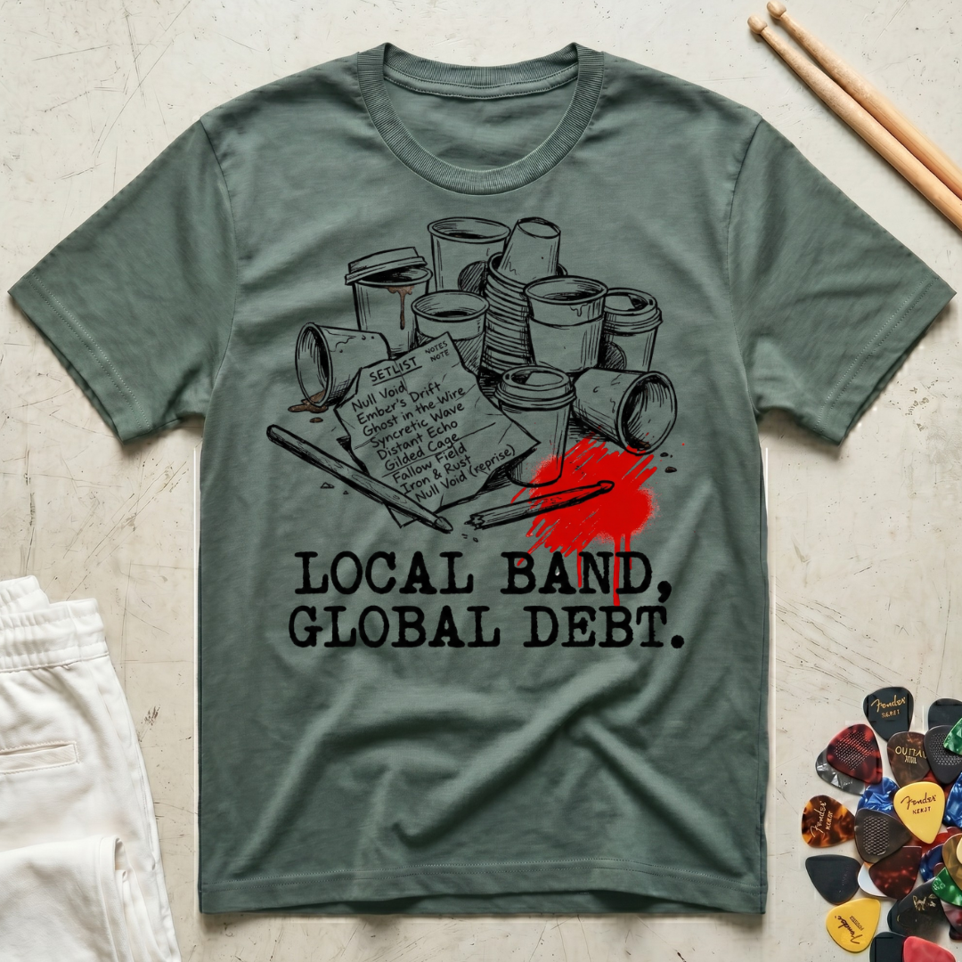 Local Band. Global Debt T-Shirt