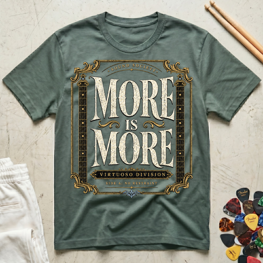 More Is More-Virtuoso Division T-Shirt