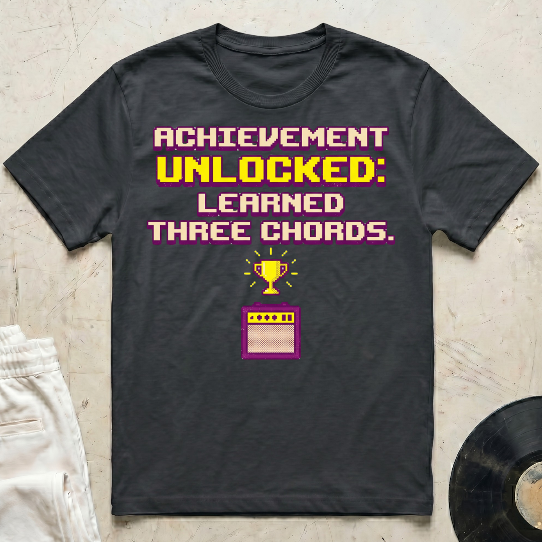 Achievement Unlocked: Learned Three Chords T-Shirt