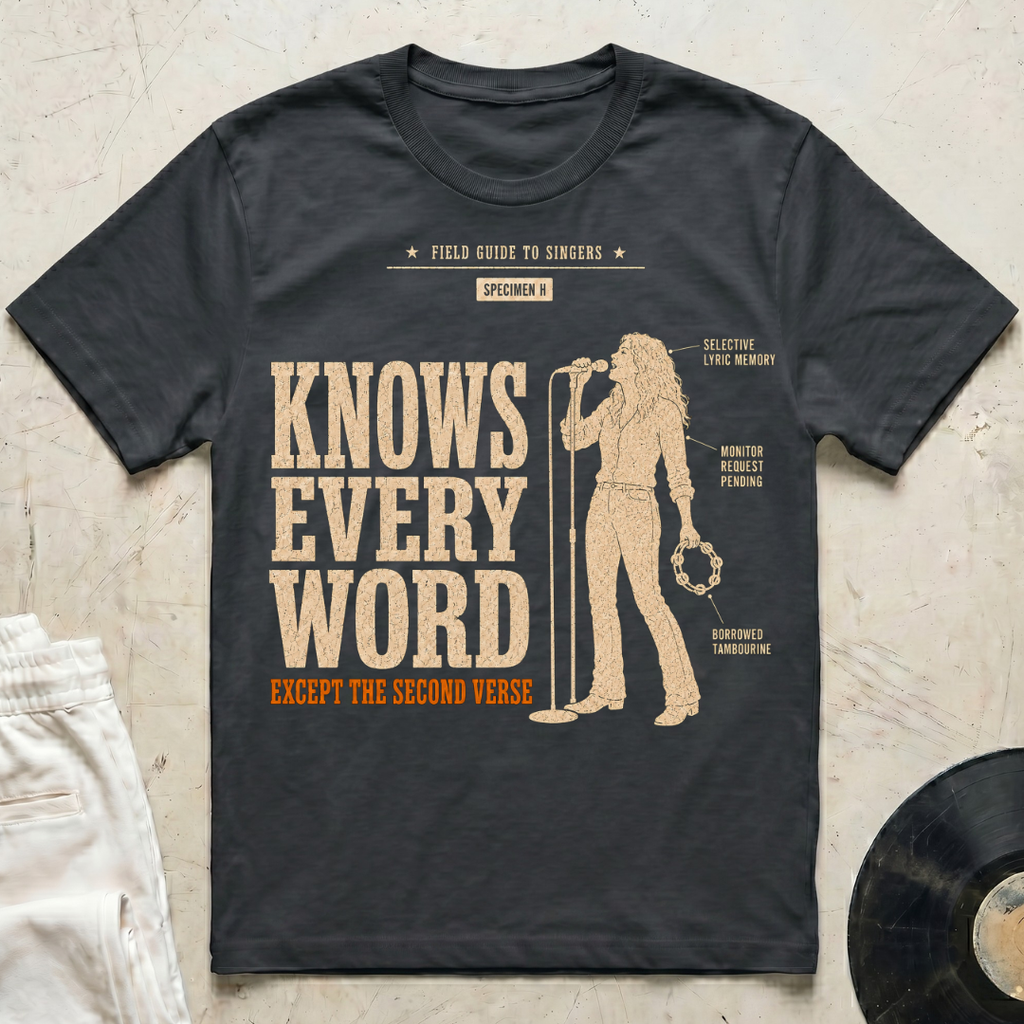 Field Guide Singer F T-Shirt
