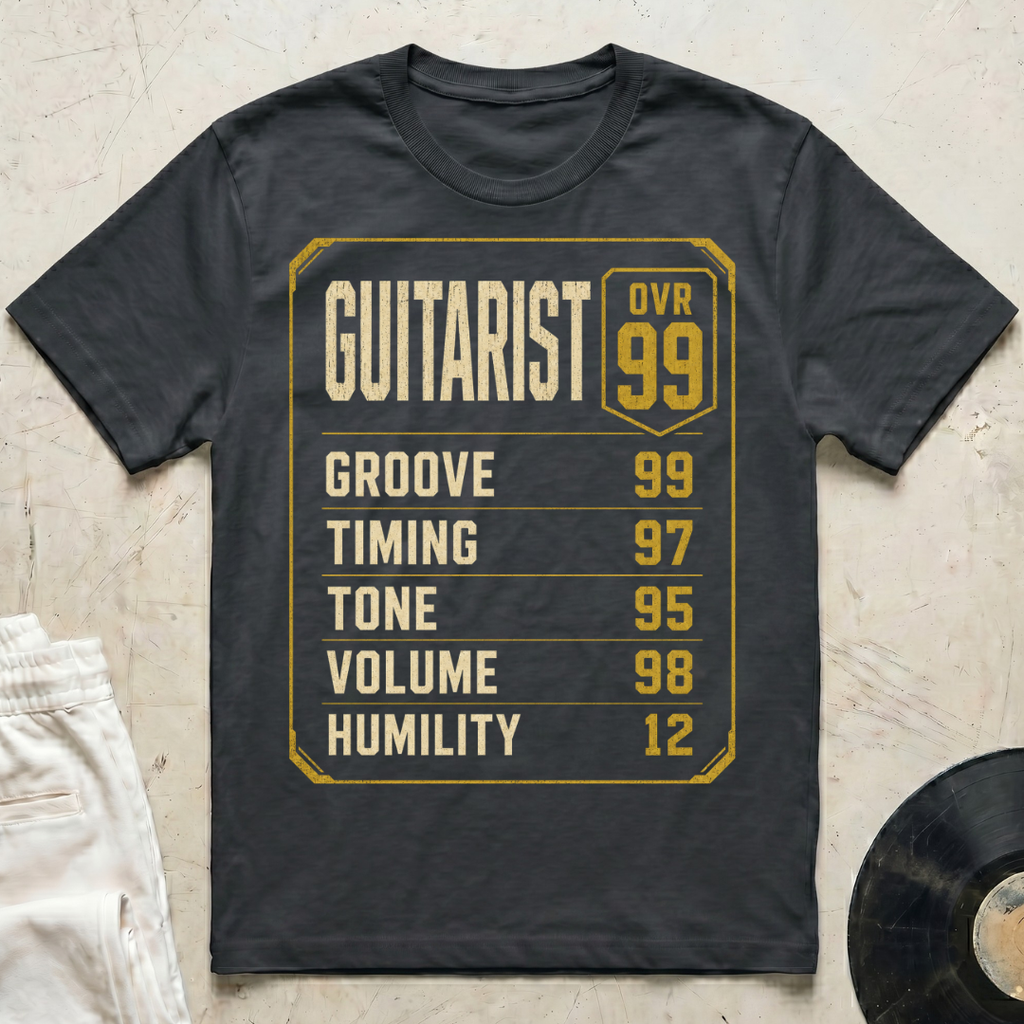 Guitarist Stats T-Shirt