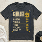 Guitarist Stats T-Shirt