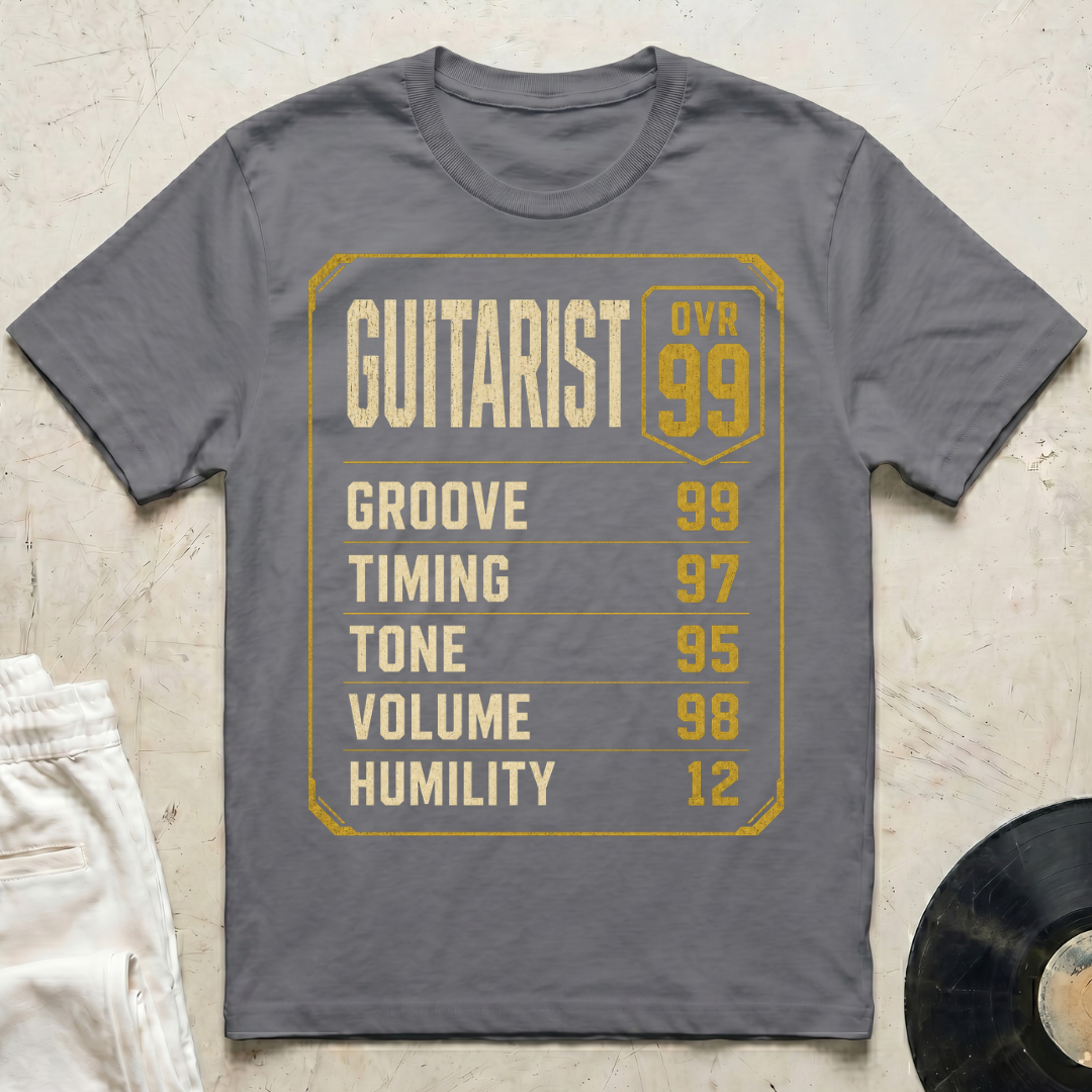 Guitarist Stats T-Shirt