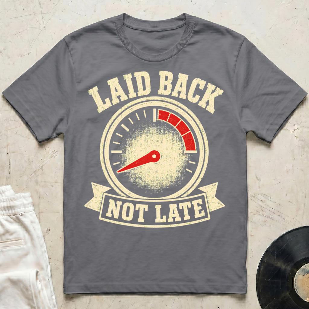 Laid Back, Not Late T-Shirt