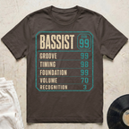 Bassist Stats T-Shirt