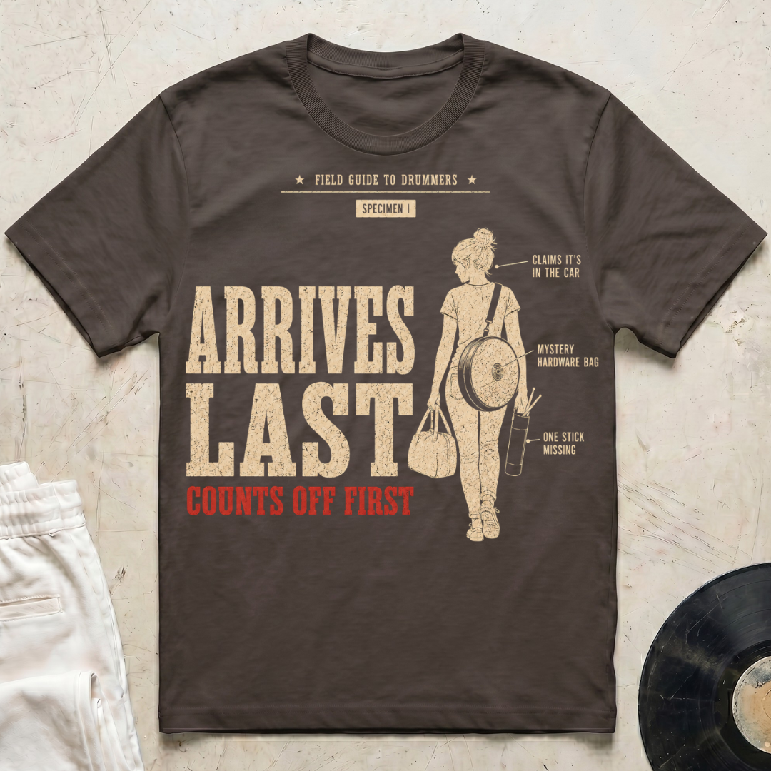 Field Guide Drums F T-Shirt