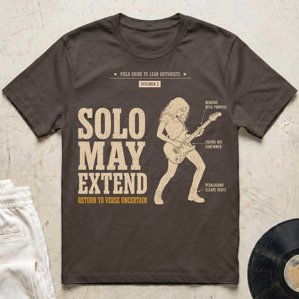 Field Guide Guitar F T-Shirt
