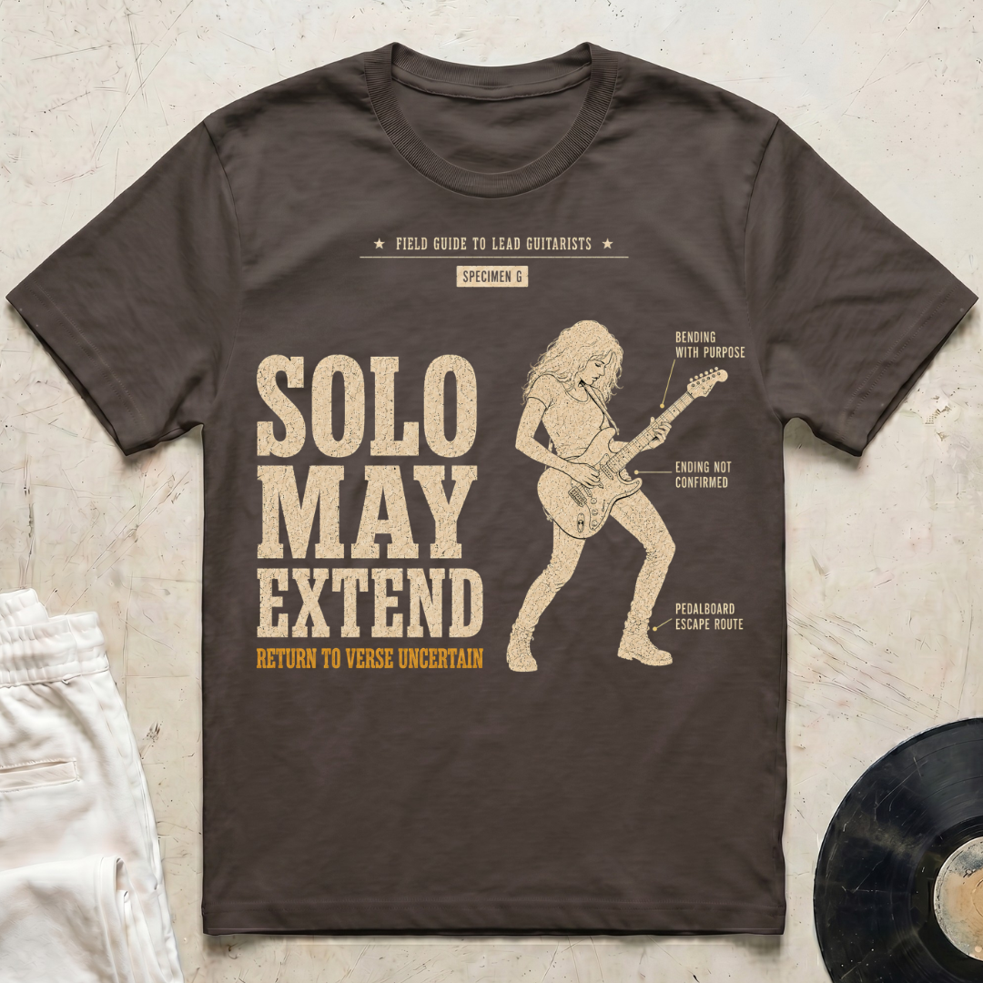 Field Guide Guitar F T-Shirt