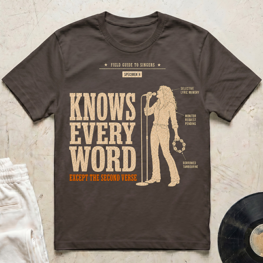 Field Guide Singer F T-Shirt