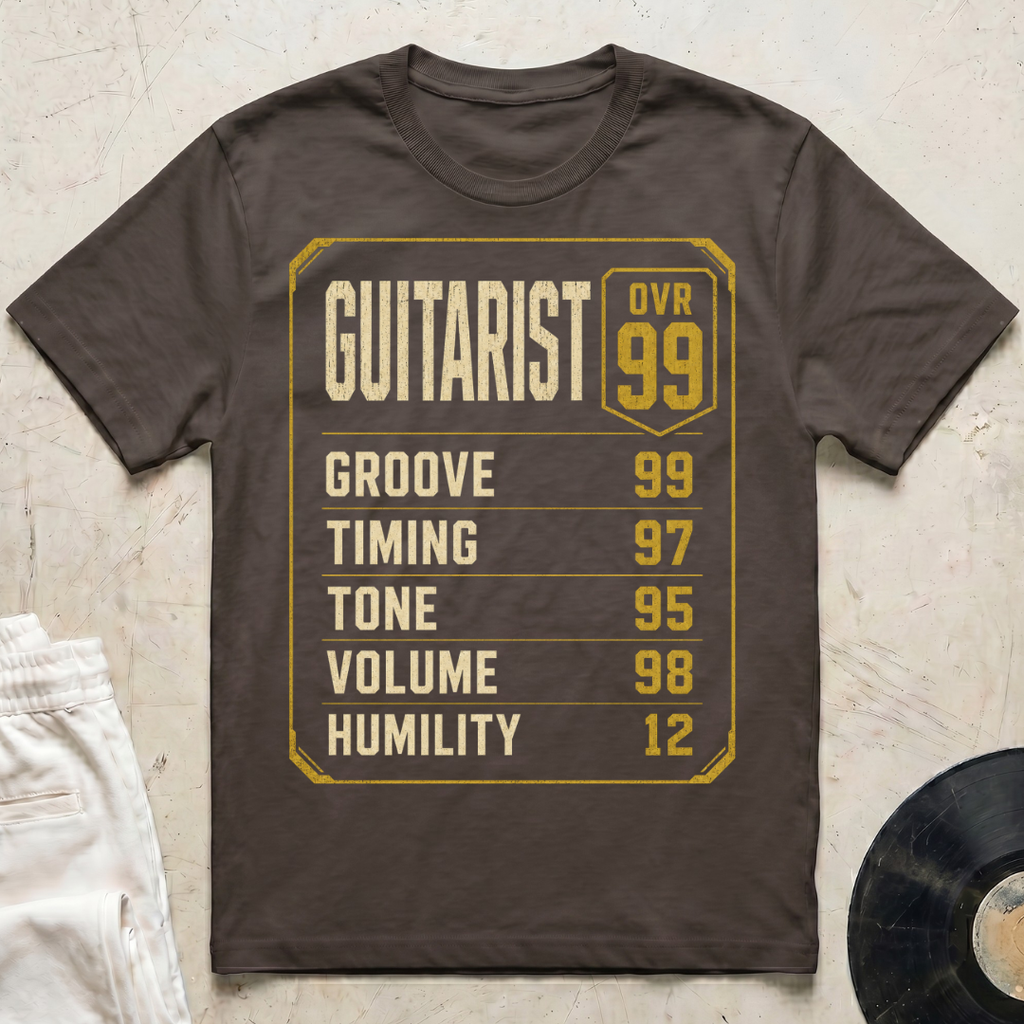 Guitarist Stats T-Shirt