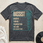 Bassist Stats T-Shirt