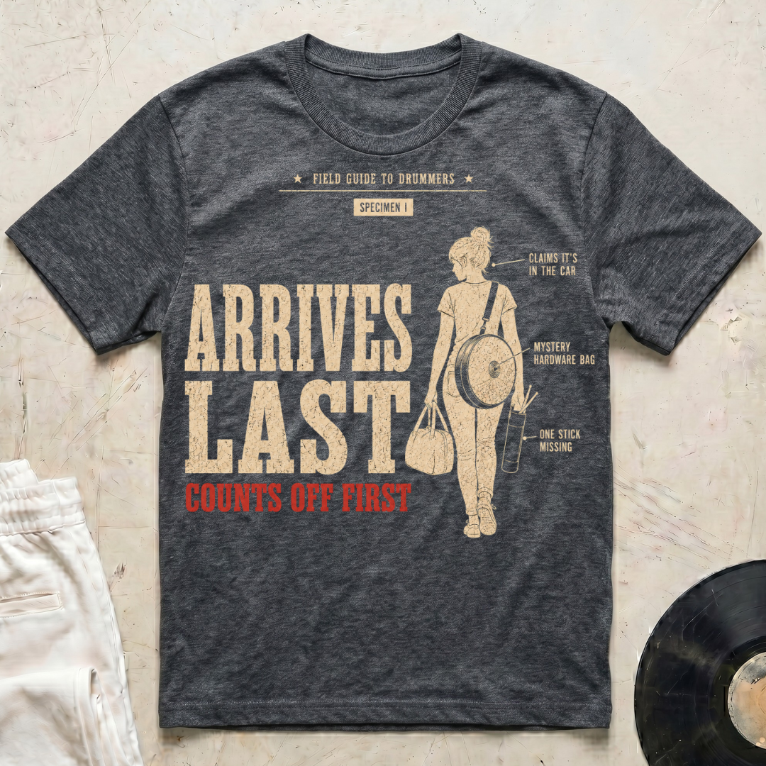 Field Guide Drums F T-Shirt