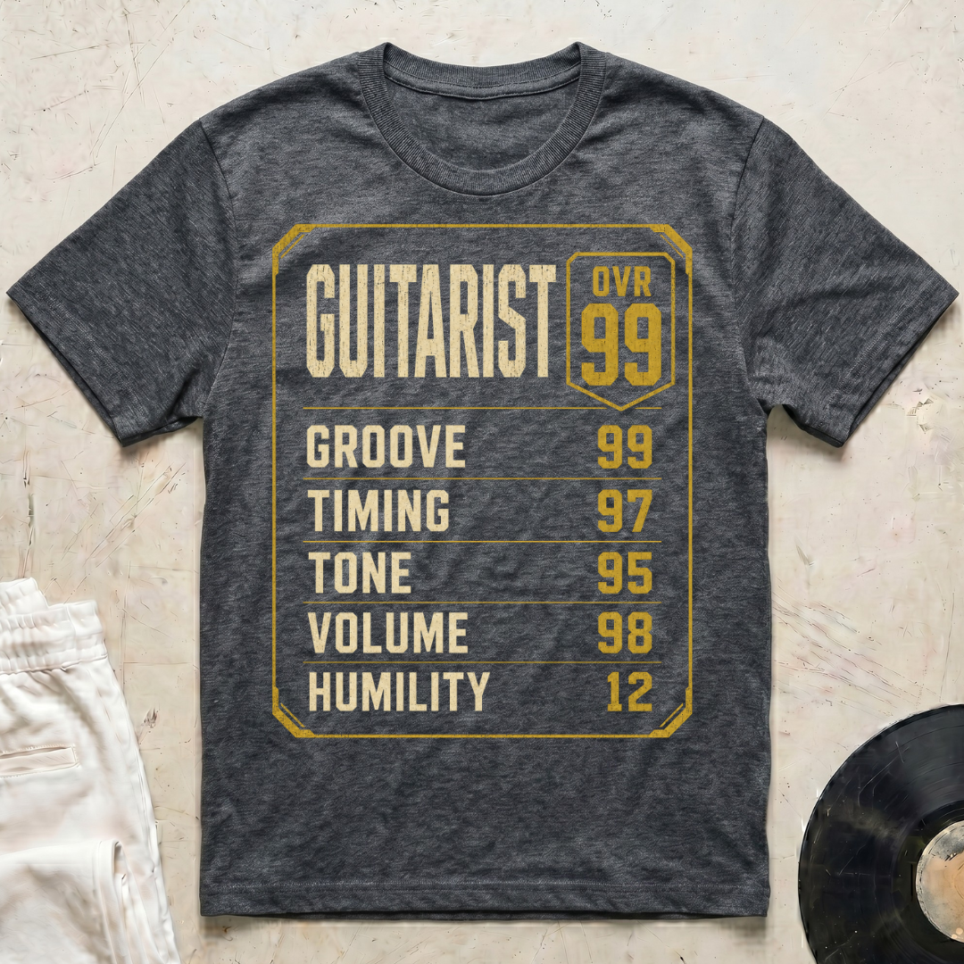 Guitarist Stats T-Shirt
