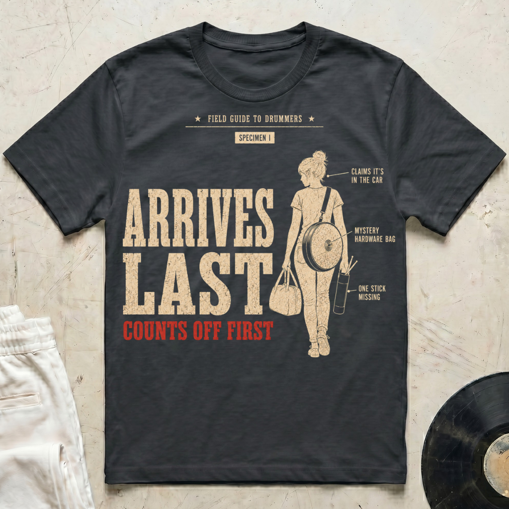 Field Guide Drums F T-Shirt