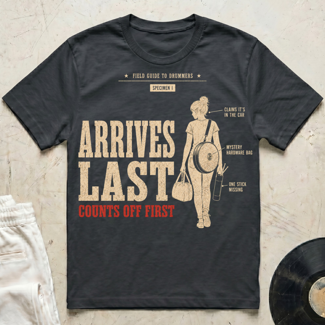 Field Guide Drums F T-Shirt