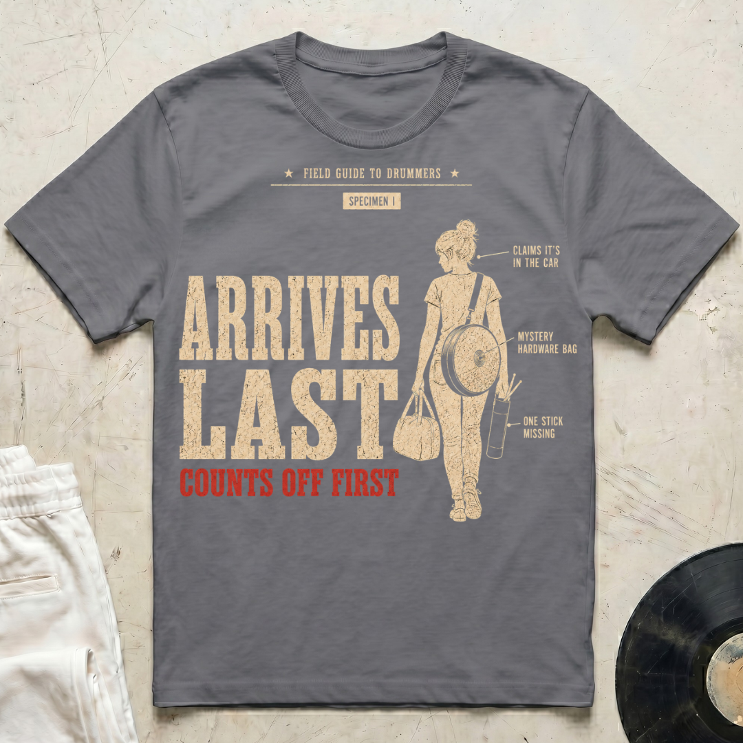 Field Guide Drums F T-Shirt