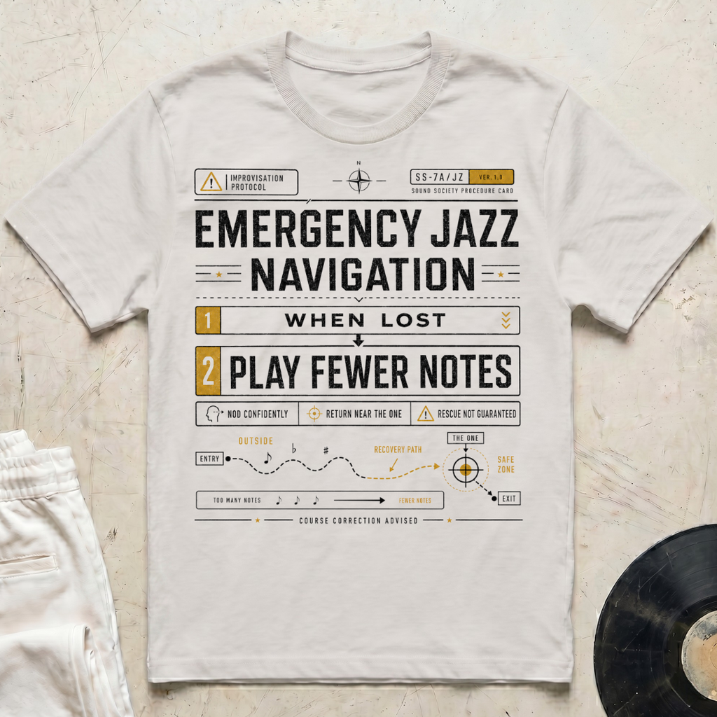 Emergency Jazz Navigation T-Shirt