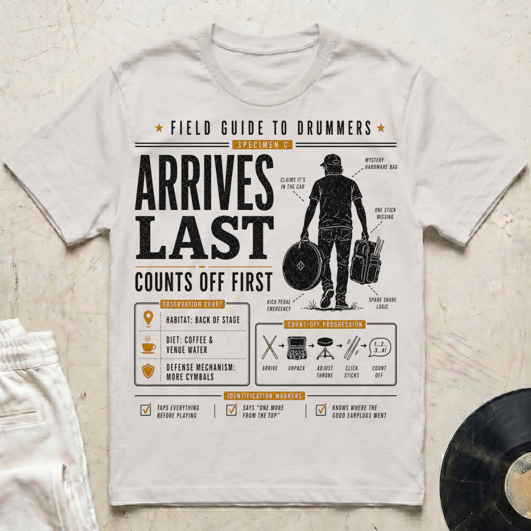 Field Guide Drummer T-Shirt