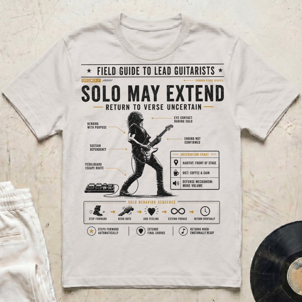 Field Guide Lead Guitar T-Shirt