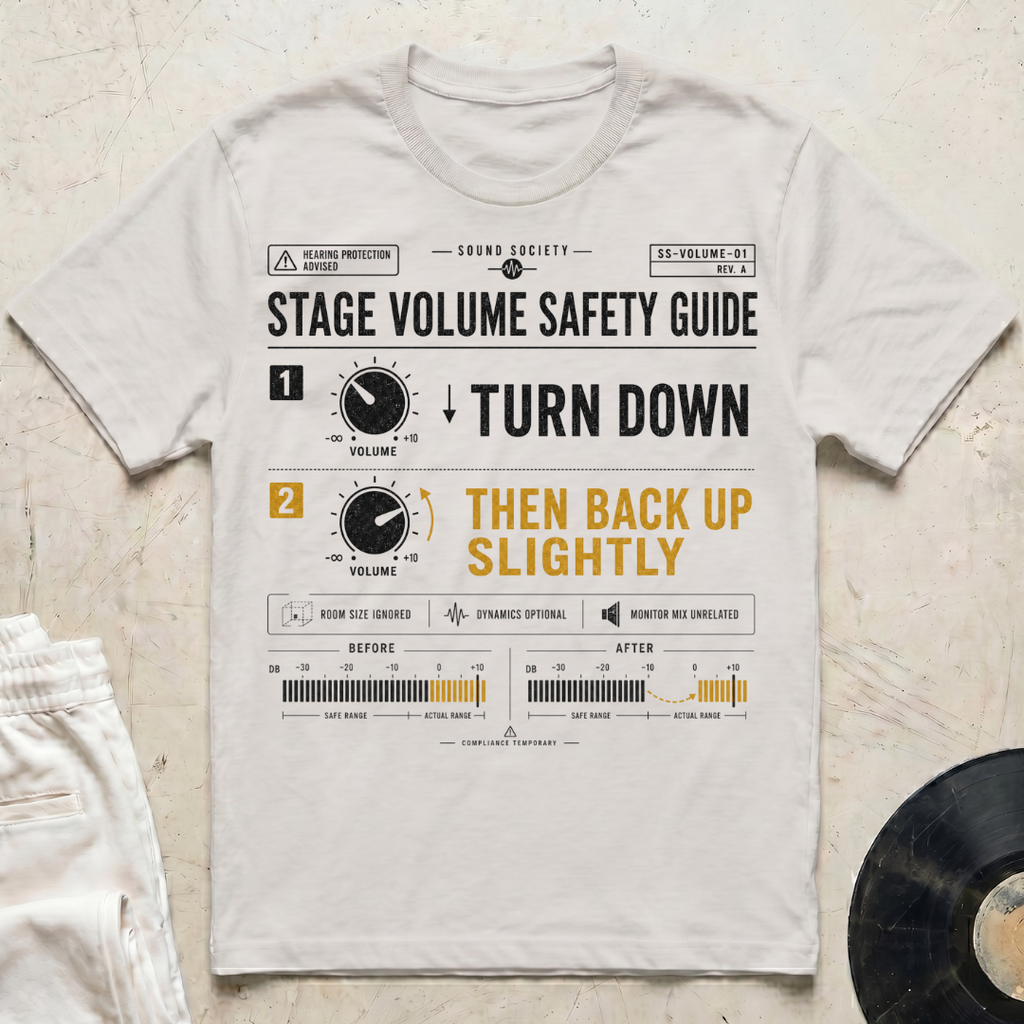 Stage Volume Safety Guide T-Shirt