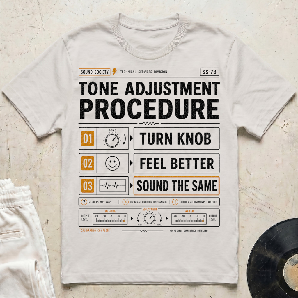 Tone Adjustment Procedure T-Shirt