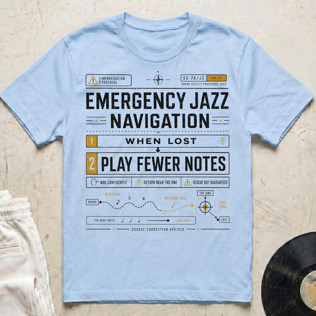 Emergency Jazz Navigation T-Shirt