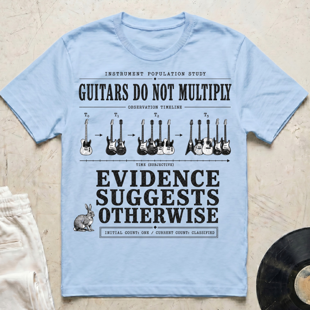 Guitars Do Not Multiply T-Shirt