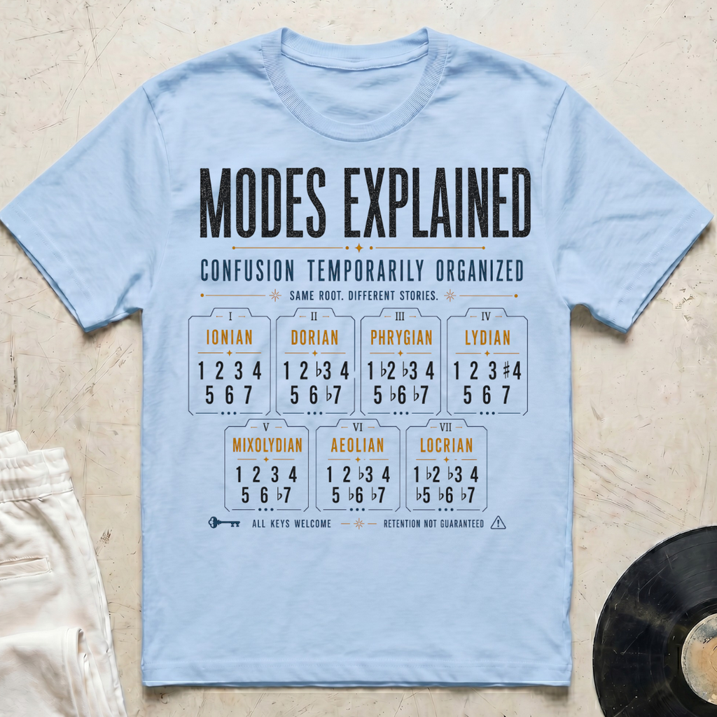 Modes Explained T-Shirt