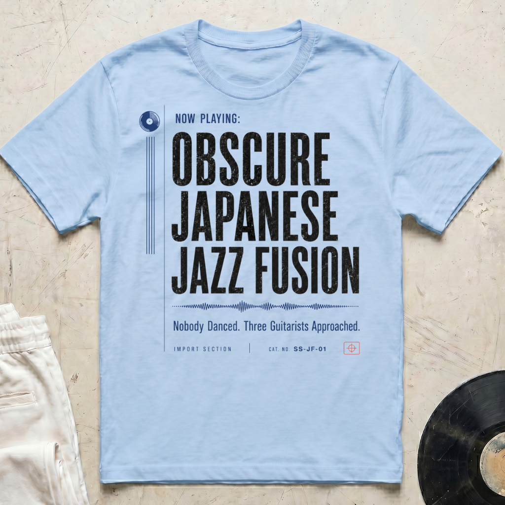 Now Playing: Obscure Japanese Jazz Fusion T-Shirt