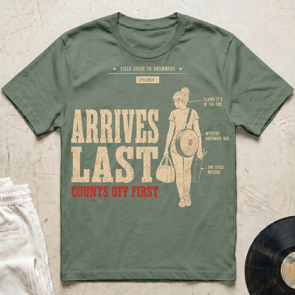Field Guide Drums F T-Shirt