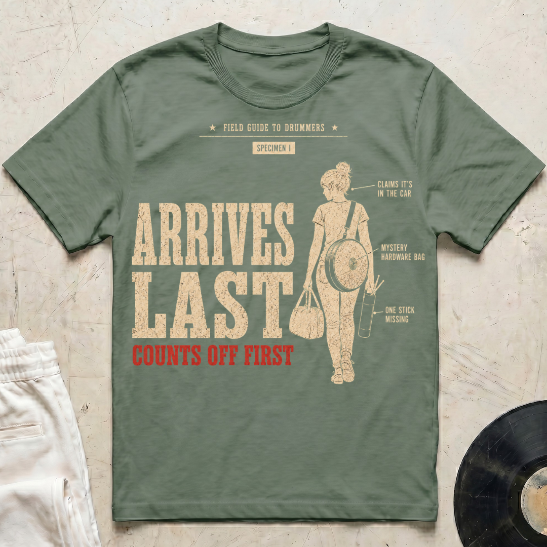 Field Guide Drums F T-Shirt
