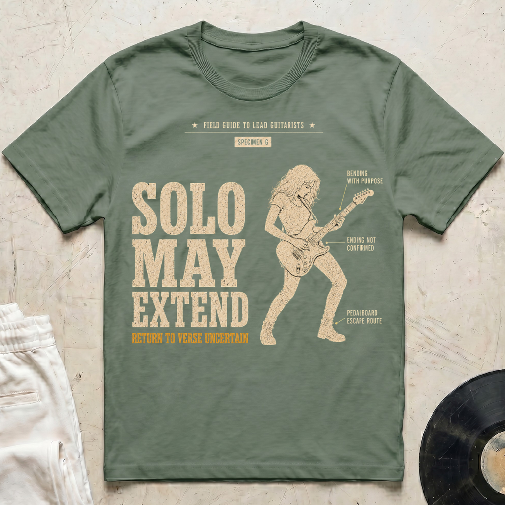 Field Guide Guitar F T-Shirt