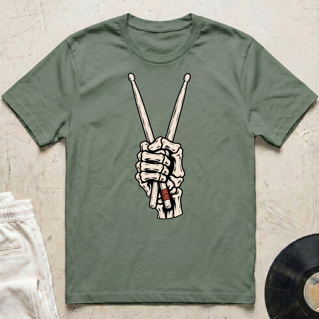 Skeleton Drummer T-Shirt