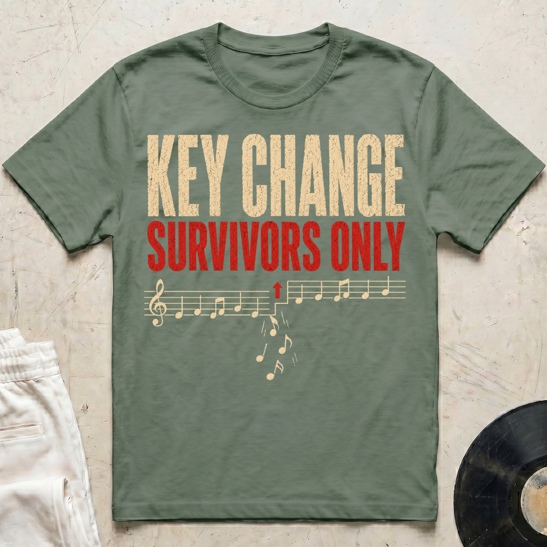 Key Change Survivors Only T-Shirt