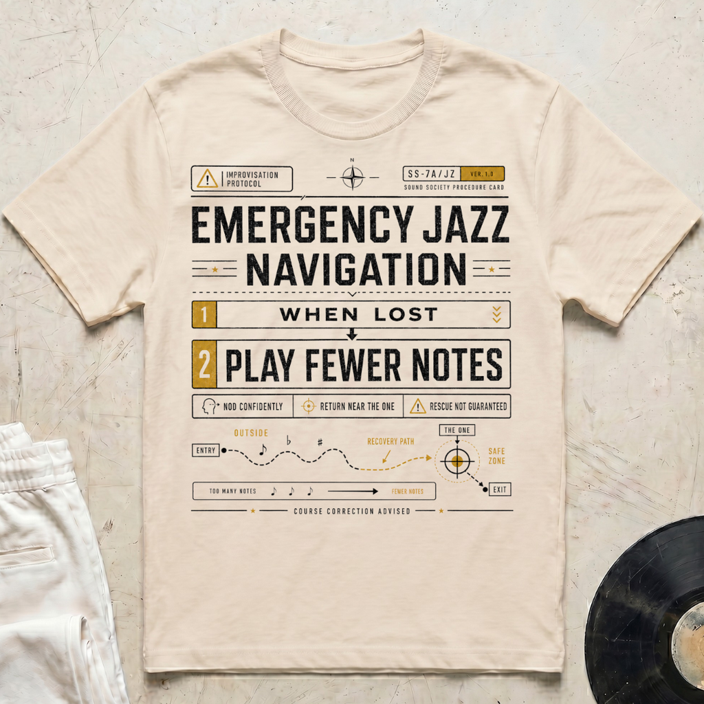 Emergency Jazz Navigation T-Shirt