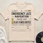Emergency Jazz Navigation T-Shirt
