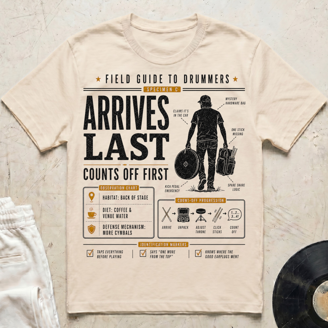 Field Guide Drummer T-Shirt