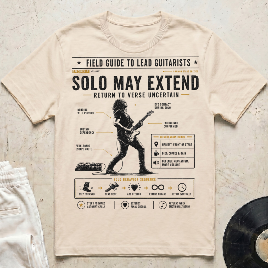 Field Guide Lead Guitar T-Shirt