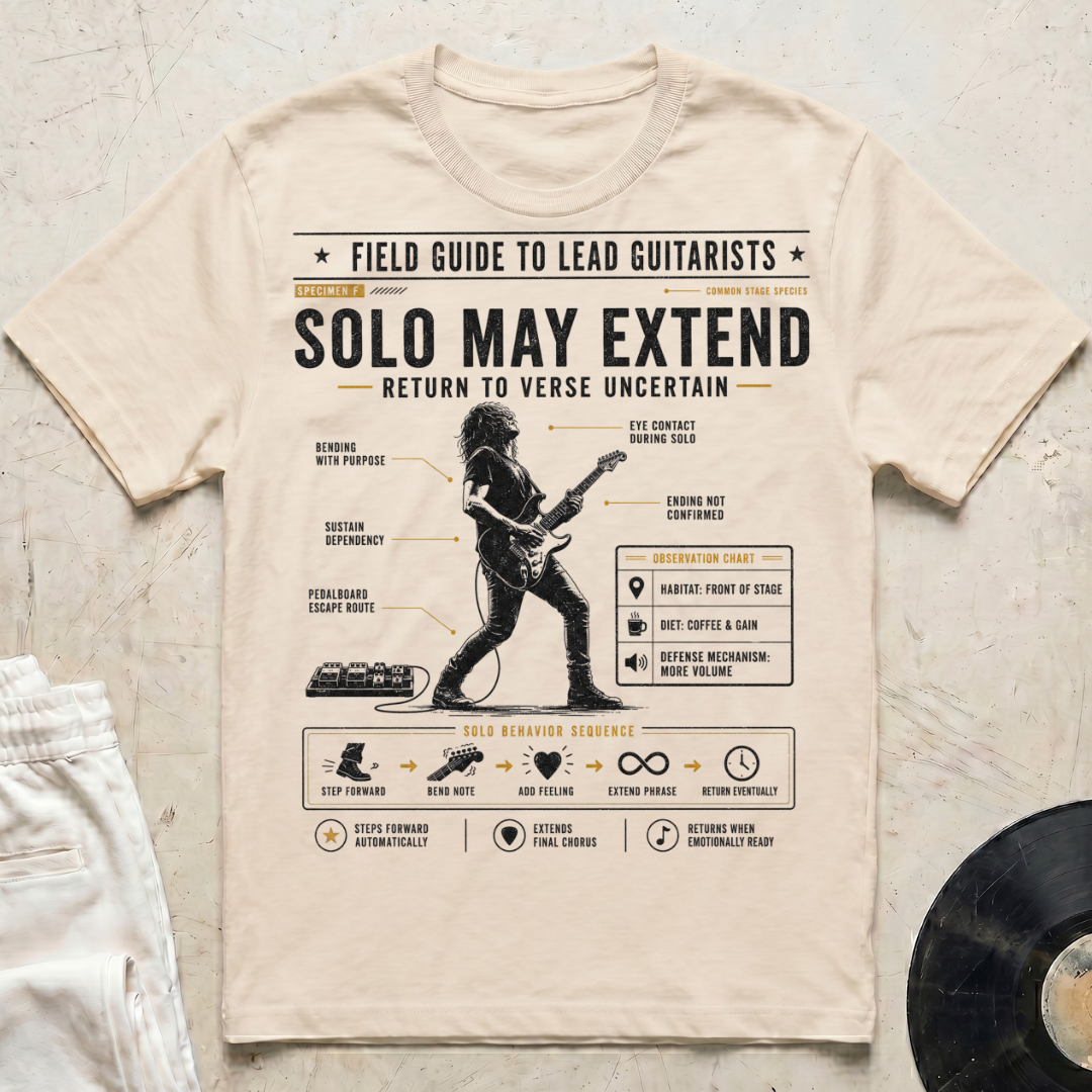 Field Guide Lead Guitar T-Shirt