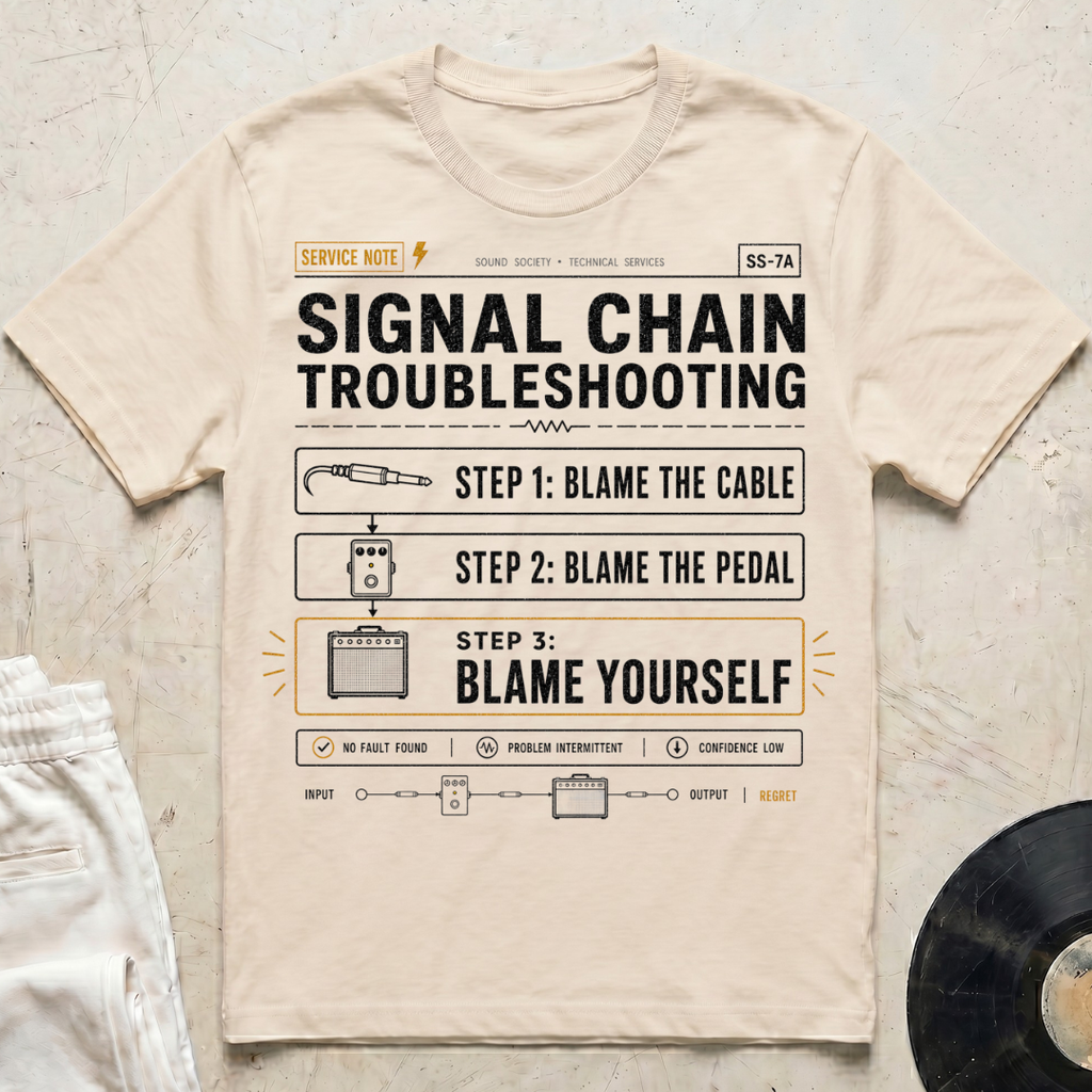Signal Chain Troubleshooting T-Shirt