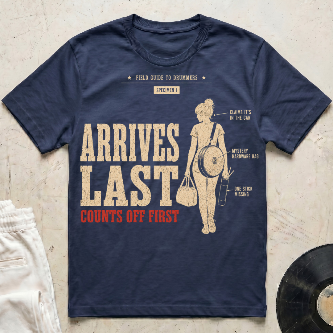 Field Guide Drums F T-Shirt