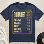 Guitarist Stats T-Shirt