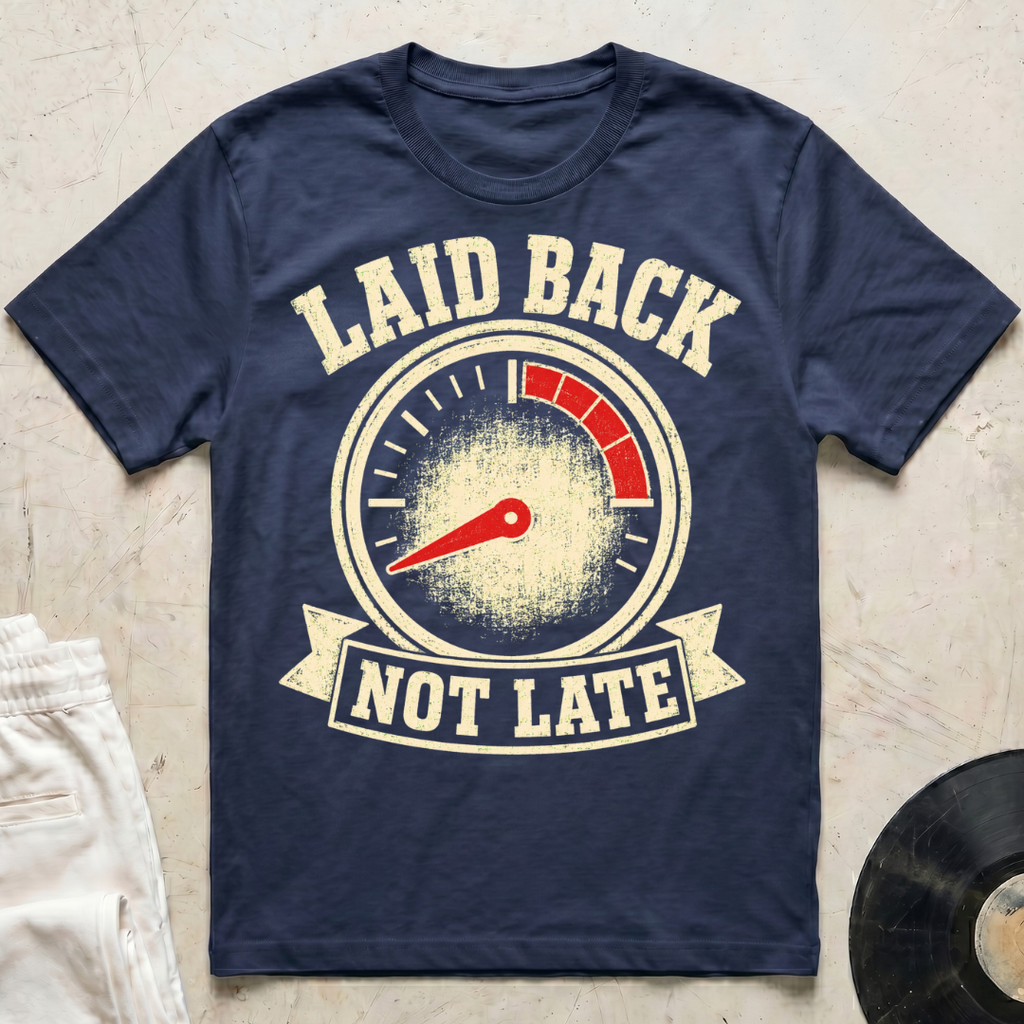 Laid Back, Not Late T-Shirt